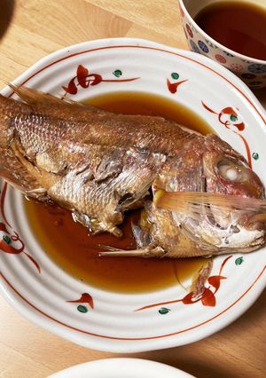 フライパンで黄鯛の姿煮、あっさり-レシピのメイン写真