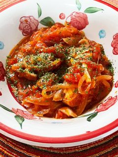 サバ缶のトマト煮込み-レシピのメイン写真