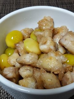 簡単美味・鶏軟骨と銀杏の塩炒め-レシピのメイン写真
