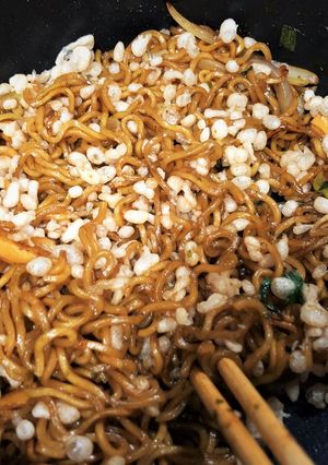 業スーインスタント焼きそばの旨いコツ-レシピのメイン写真