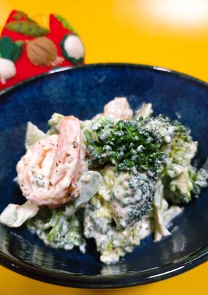 ブロッコリーとえびのマヨサラダ　-レシピのメイン写真