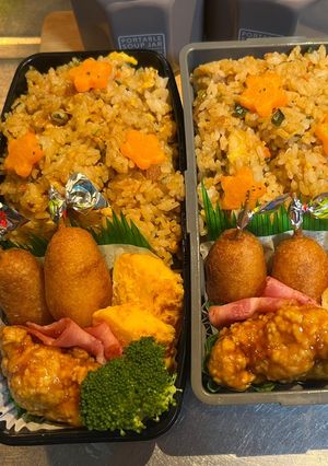 男子満足〜メンズ弁当 #高校 チャーハン-レシピのメイン写真