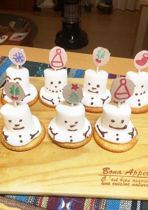 ♡クリスマス♡スノーマン♡-レシピのメイン写真