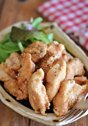 カリッと香ばしい！鶏むね肉の竜田揚げ-レシピのメイン写真