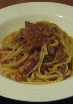 ツナトマトパスタ-レシピのメイン写真