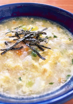 野菜のおかゆ卵入り★야채죽-レシピのメイン写真