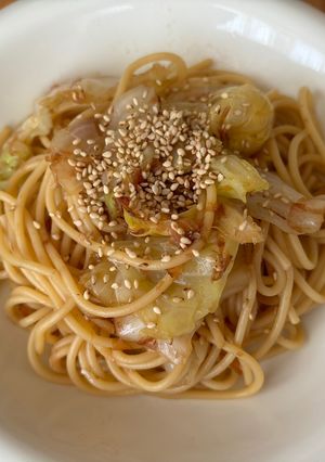 キャベツとかつお節の冷やし和風パスタ！-レシピのメイン写真