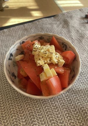 トマトとチーズのダイスサラダ-レシピのメイン写真