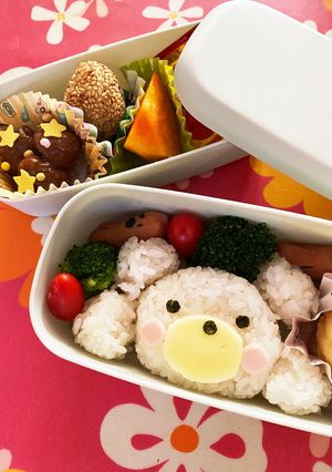★くまちゃんお弁当★デコ弁-レシピのメイン写真