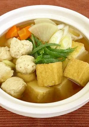 鶏だんご鍋-レシピのメイン写真