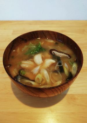 ほろほろあぶらかれいの味噌汁-レシピのメイン写真