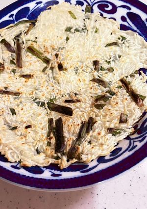素麺とニラだけチヂミ-レシピのメイン写真