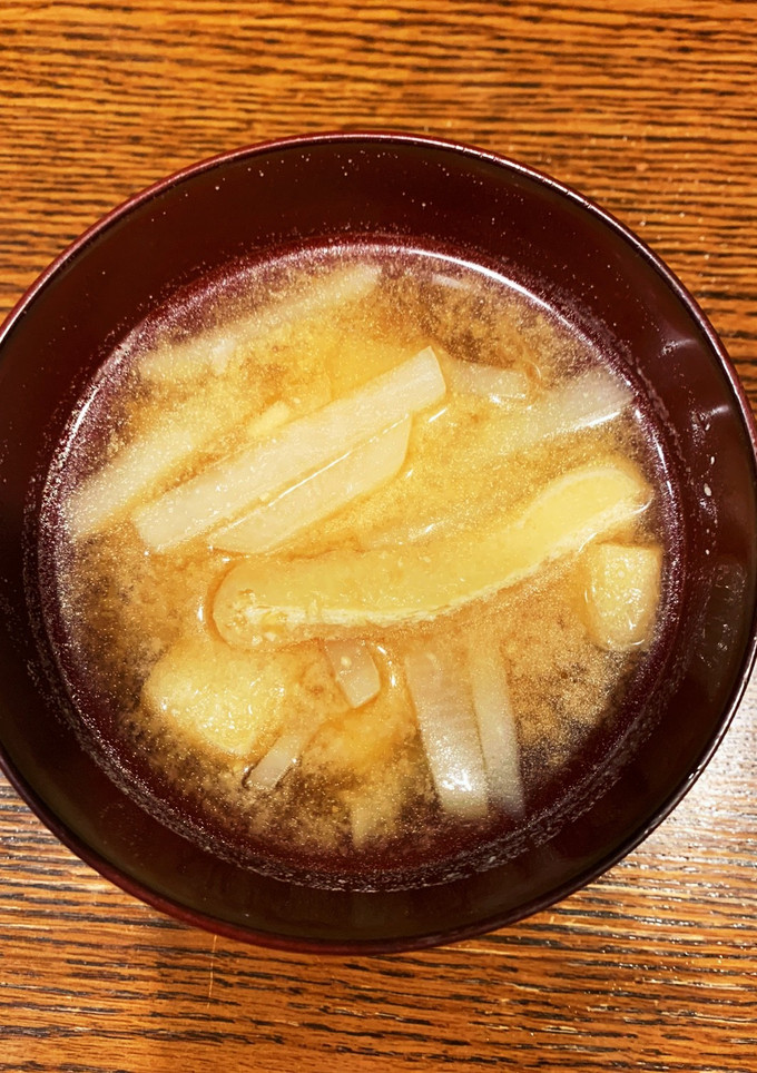 大根と油揚げの味噌汁-レシピのメイン写真