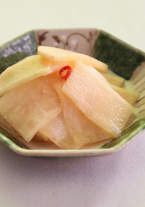 簡単♪シャキシャキ♪大根の味噌ゆず酢漬け-レシピのメイン写真