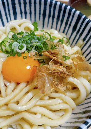釜玉うどん-レシピのメイン写真