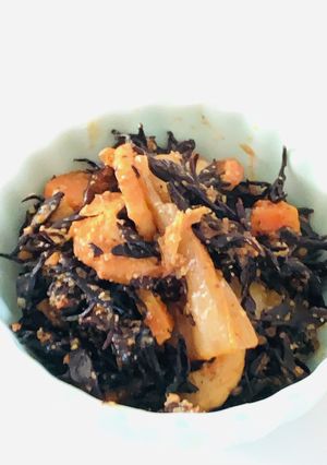 簡単！ちくわとひじき煮のキムチ入り-レシピのメイン写真
