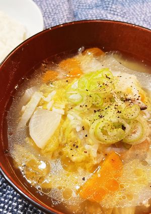 安い！美容の味方！手羽元で参鶏湯-レシピのメイン写真