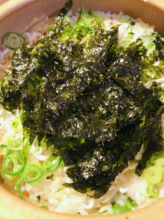 鍋の〆●少しざんねんサラダとしらす雑炊-レシピのメイン写真
