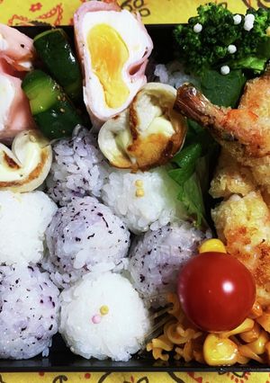 11/22 よっちゃんエビフライ弁当-レシピのメイン写真