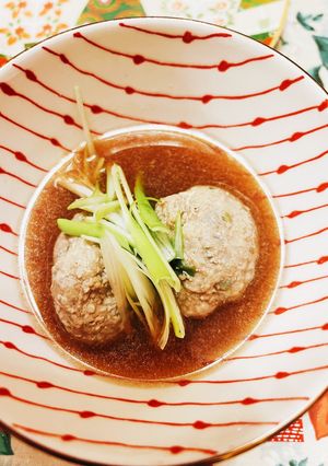 簡単豚肉団子の中華スープ-レシピのメイン写真