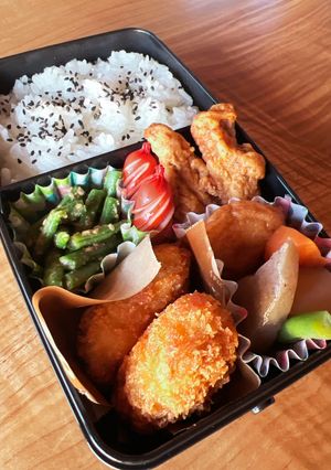 2023.11/22 高校生男子お弁当-レシピのメイン写真