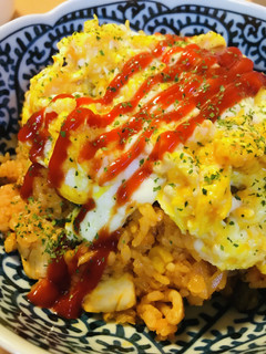 がっちりチキンのスクランブルオムライス-レシピのメイン写真