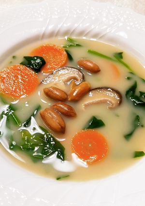 落花生のミルク味噌スープ〜薬膳アレンジ-レシピのメイン写真