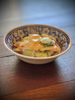 りんごと柿ときゅうりのサラダ(季節の味)-レシピのメイン写真
