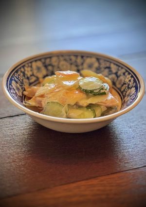 りんごと柿ときゅうりのサラダ(季節の味)-レシピのメイン写真