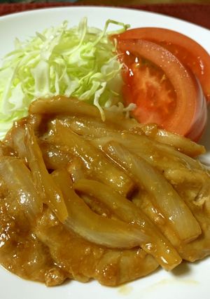 【腸活レシピ】塩麹と味噌の豚肉生姜焼き-レシピのメイン写真