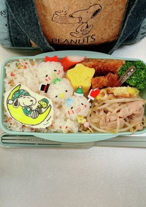 毎日高校男子弁当 小むすび キャラ弁-レシピのメイン写真