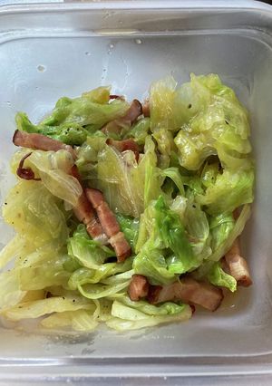 レタス大量消費 レタスのペペロンチーノ-レシピのメイン写真