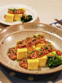 ぎせい豆腐 鶏そぼろあんかけ-レシピのメイン写真