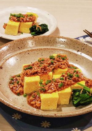 ぎせい豆腐 鶏そぼろあんかけ-レシピのメイン写真