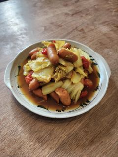 白菜とソーセージのカレー煮-レシピのメイン写真