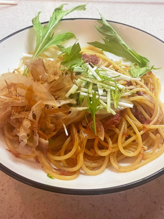 簡単ランチに!コンビーフの和風パスタ!-レシピのメイン写真
