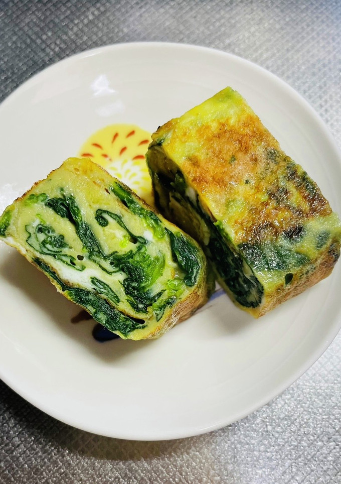 あま〜い♡ほうれん草の卵焼き-レシピのメイン写真