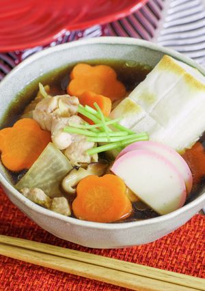 北海道風お雑煮-レシピのメイン写真
