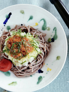 ぶっかけオリーブオイル蕎麦-レシピのメイン写真