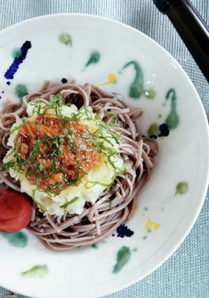 ぶっかけオリーブオイル蕎麦-レシピのメイン写真