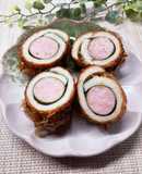 ウインナーと大葉のちくわ巻きフライ
