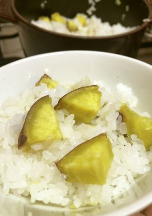 新米 さつま芋ご飯-レシピのメイン写真