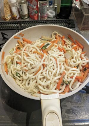 うどんチャンプルー-レシピのメイン写真