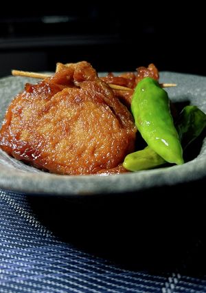 油揚げでヘルシー肉詰め-レシピのメイン写真