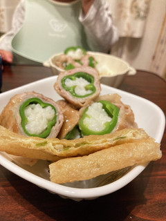 肉巻きピーマンおにぎり-レシピのメイン写真