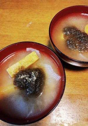 梨湖の簡単！さつまいものお味噌汁-レシピのメイン写真