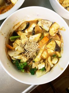 肉無豆腐簡単きな粉オイスター味野菜炒め-レシピのメイン写真