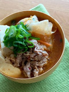 *味噌汁感覚鍋*やみつき!豆腐チゲ鍋*-レシピのメイン写真