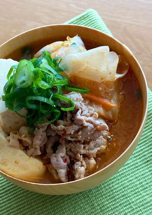 ＊味噌汁感覚鍋＊やみつき！豆腐チゲ鍋＊-レシピのメイン写真