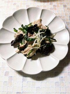 豚肉ニラもやしきくらげの塩ダレ炒め-レシピのメイン写真